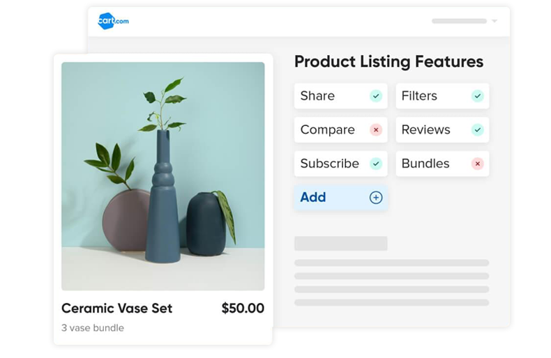 Product details page