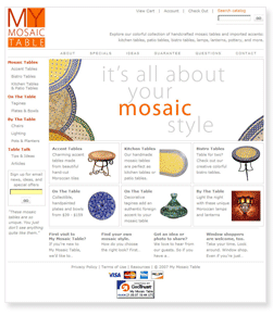 mosaic tables