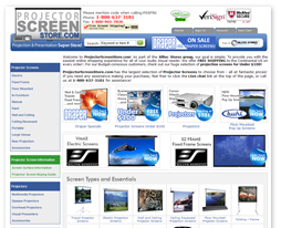 Projector Screen Store.com