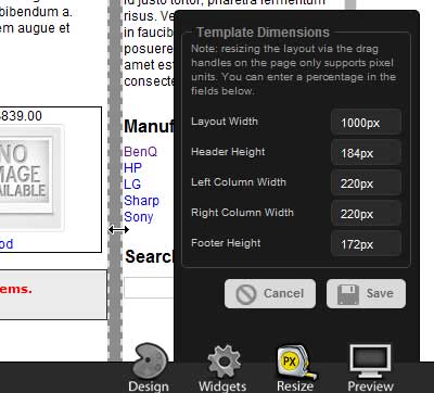 resize image html percent. Resize your layout with Live Design Resize Mode