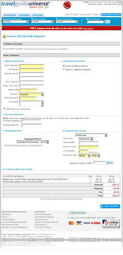 One Page Checkout