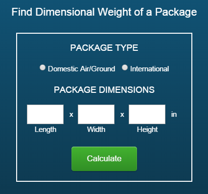 Shipping Calculator